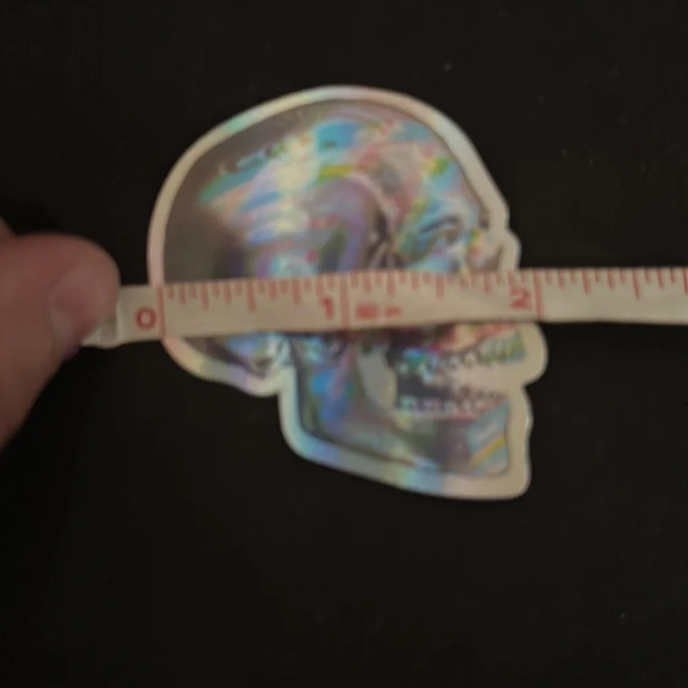 Holographic skull stickers/decals